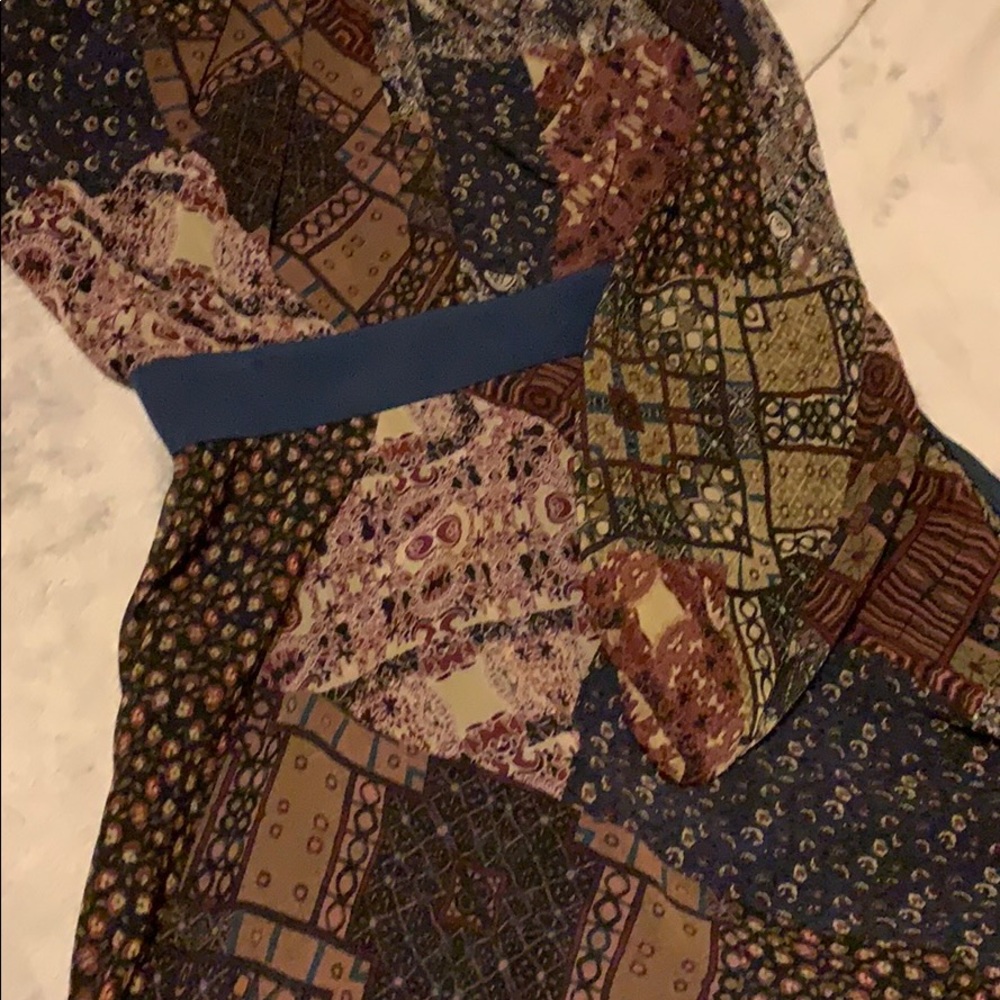 BCBG Generation Pattern Long Sleeve Dress Women 4